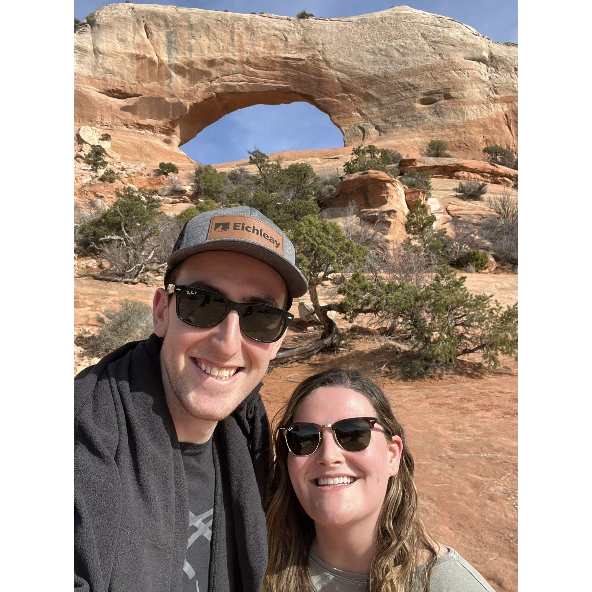 One of the stops on our road trip to California - Arches National Park!