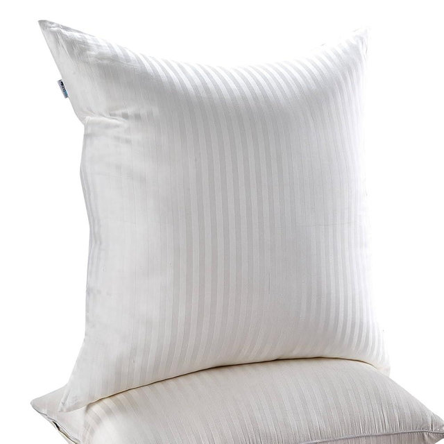 Kingnex Euro Size 26x26 Pillow Inserts for European Throw Pillow Set of 2 Decorative Stuffer 26 x 26