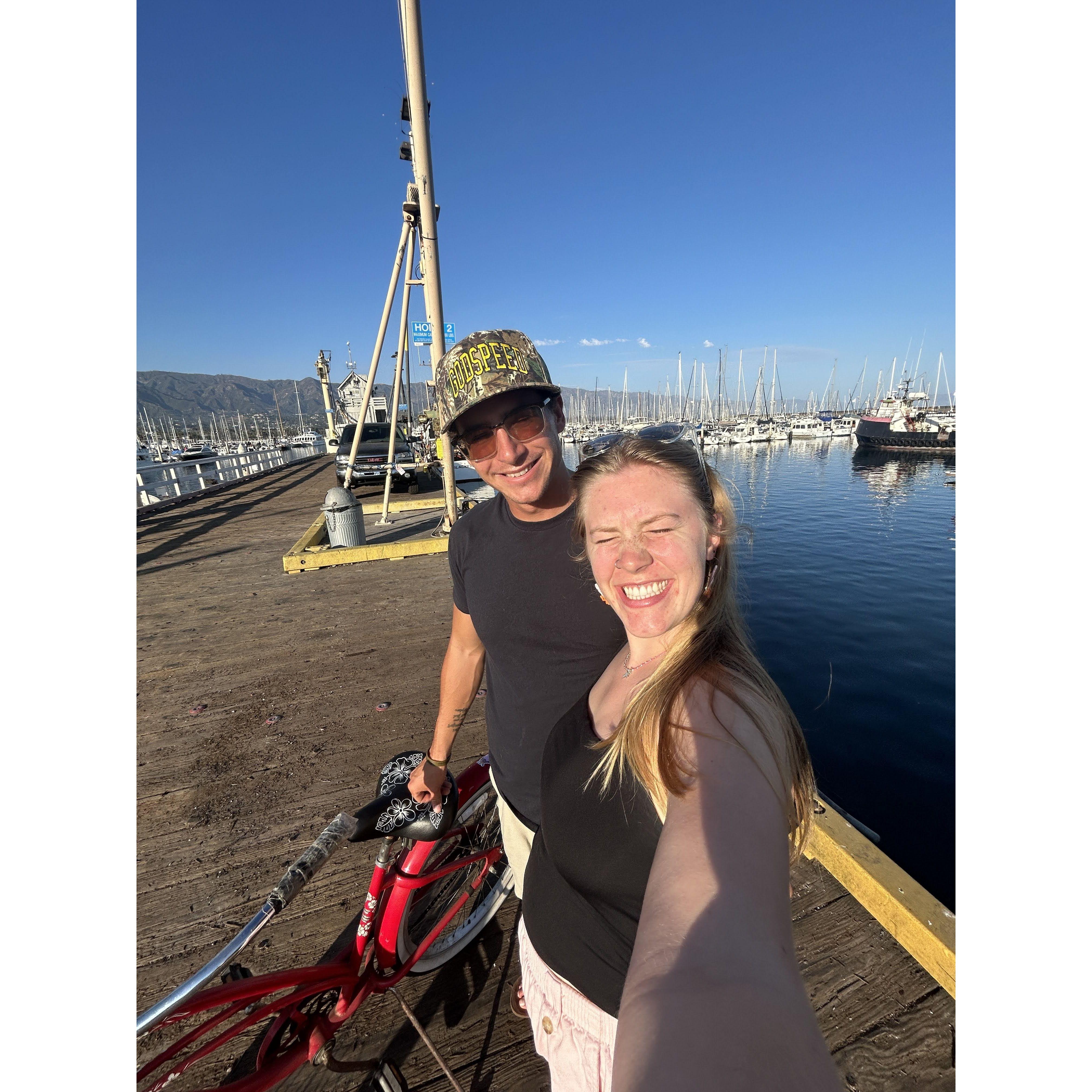 celebrating 5 months in beautiful Santa Barbara