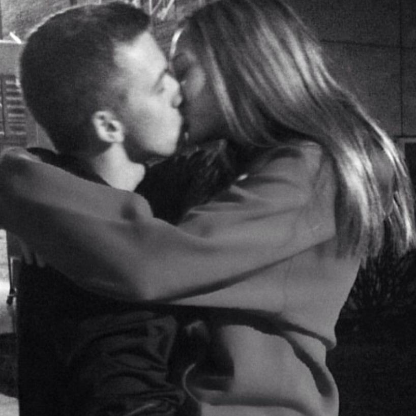 The year is 2013. This is one of the first pictures we ever took together. It’s outside Alden High School after Brandon won a basketball game.