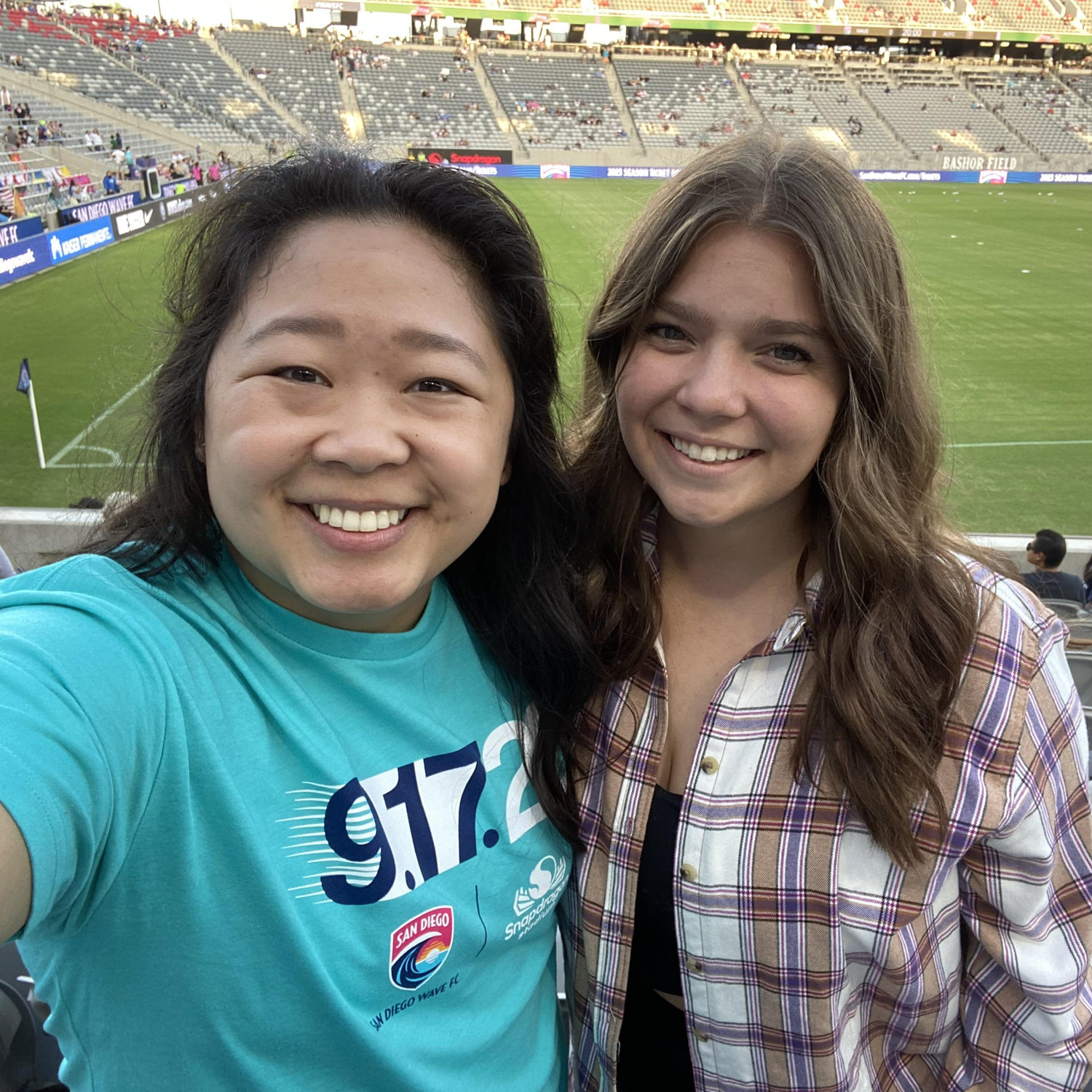 Getting to go to a Sandiego Wave game was so much fun!