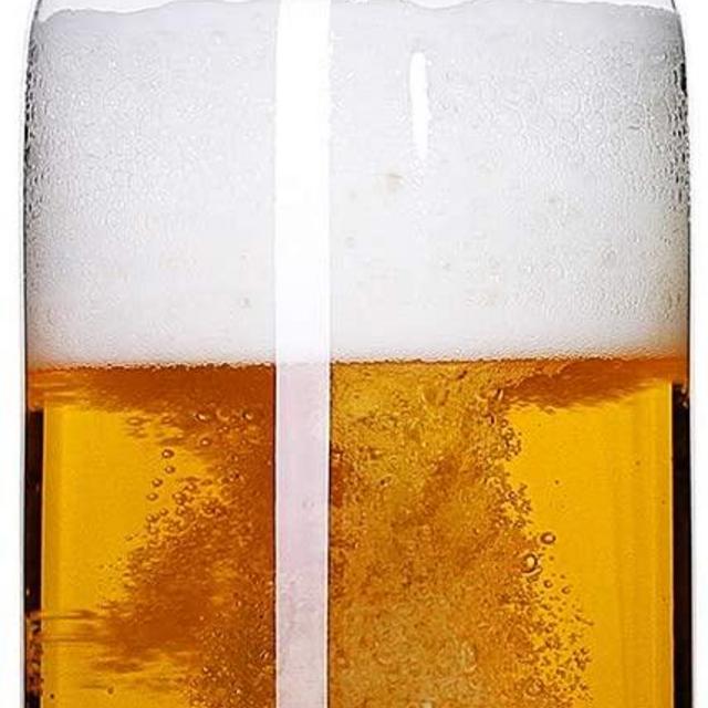 Large Beer glasses,20 oz Can Shaped Beer Glasses Set of 4,Elegant Shaped Drinking Glasses is Ideal Gift,Tumbler Beer Glasses Great for Any Drink and Any Occasion