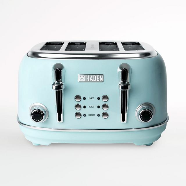 Haden Turquoise Heritage 4-Slice Toaster