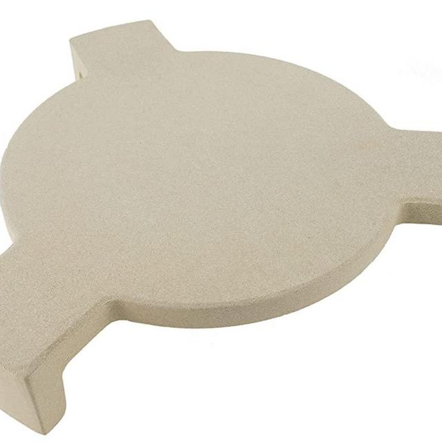 Heat Deflector, Plate Setter, Pizza Stone, Smoking Stone for Medium Big Green Egg Grill, Conveggtor for Medium Big Green Egg Grill