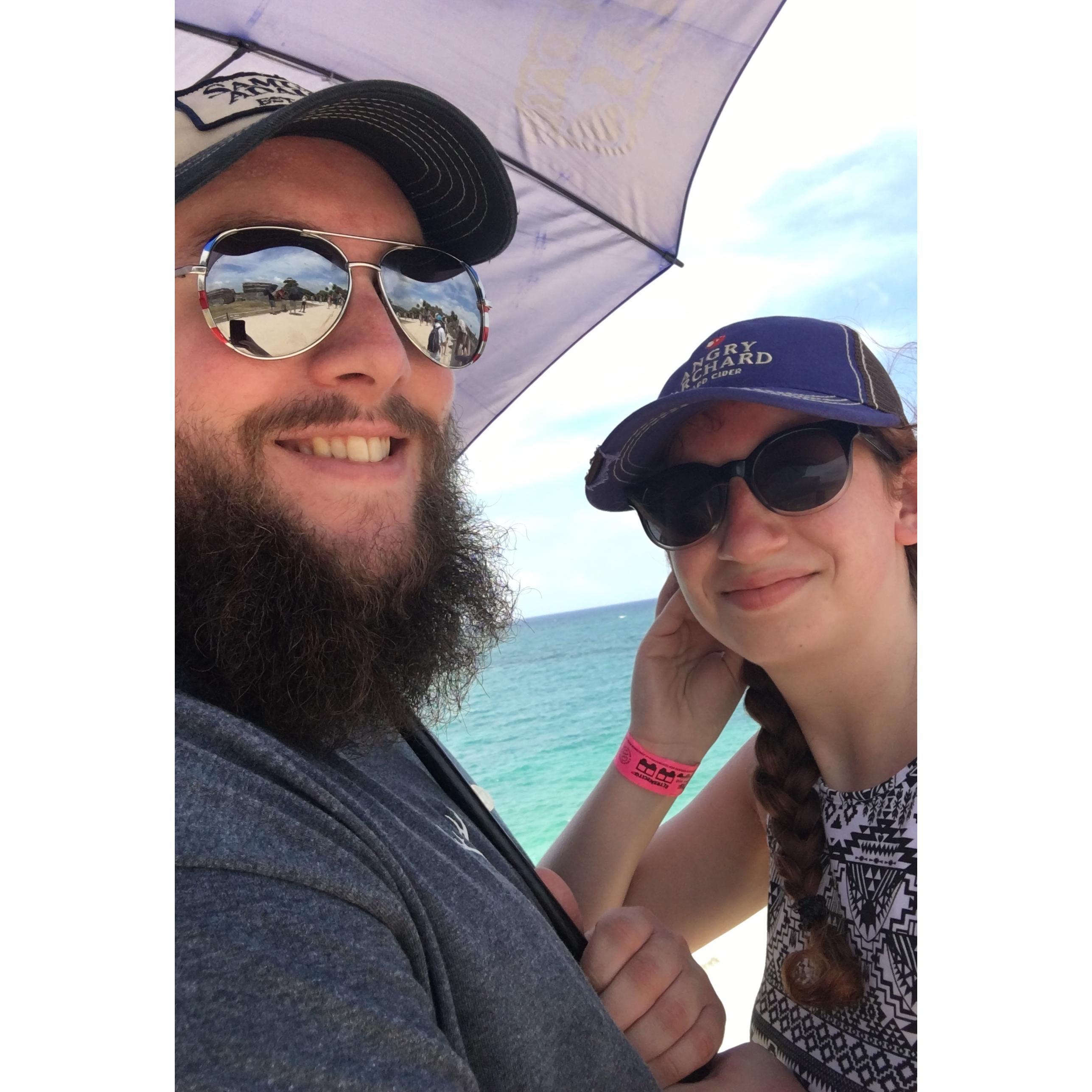 Our first trip together to Mexico in 2015!