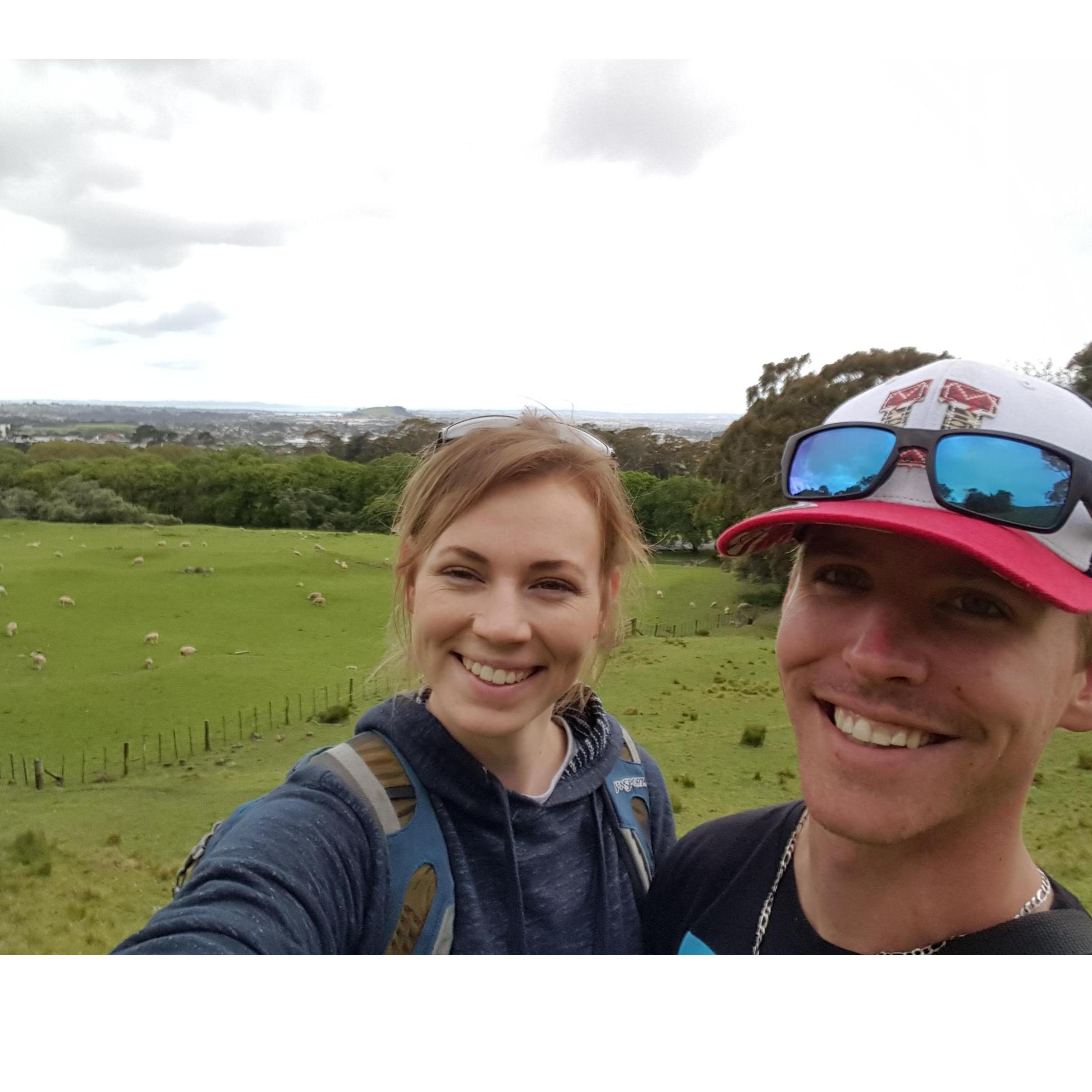Our first international trip together, New Zealand!