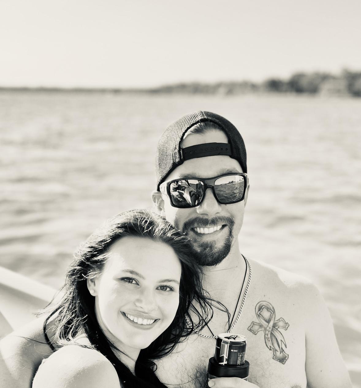 Bree had no idea that about 2 hours from when this photo was taken, she'd be engaged to Eric!