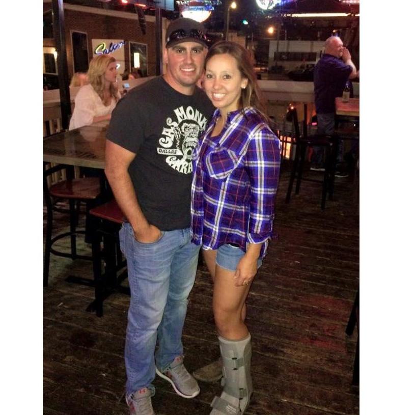 broke my ankle a few months into dating... what a trooper!
