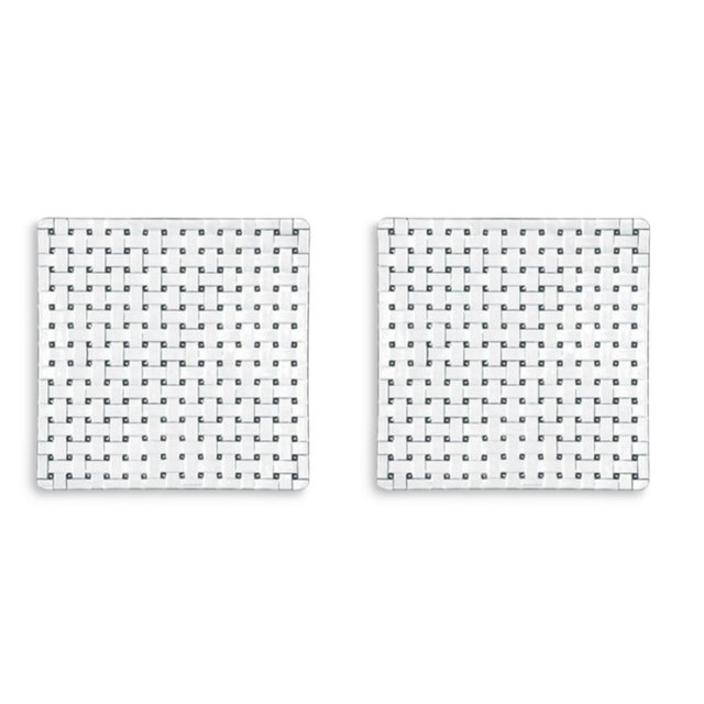 Nachtmann Bossa Nova Square Platter, Set of 2