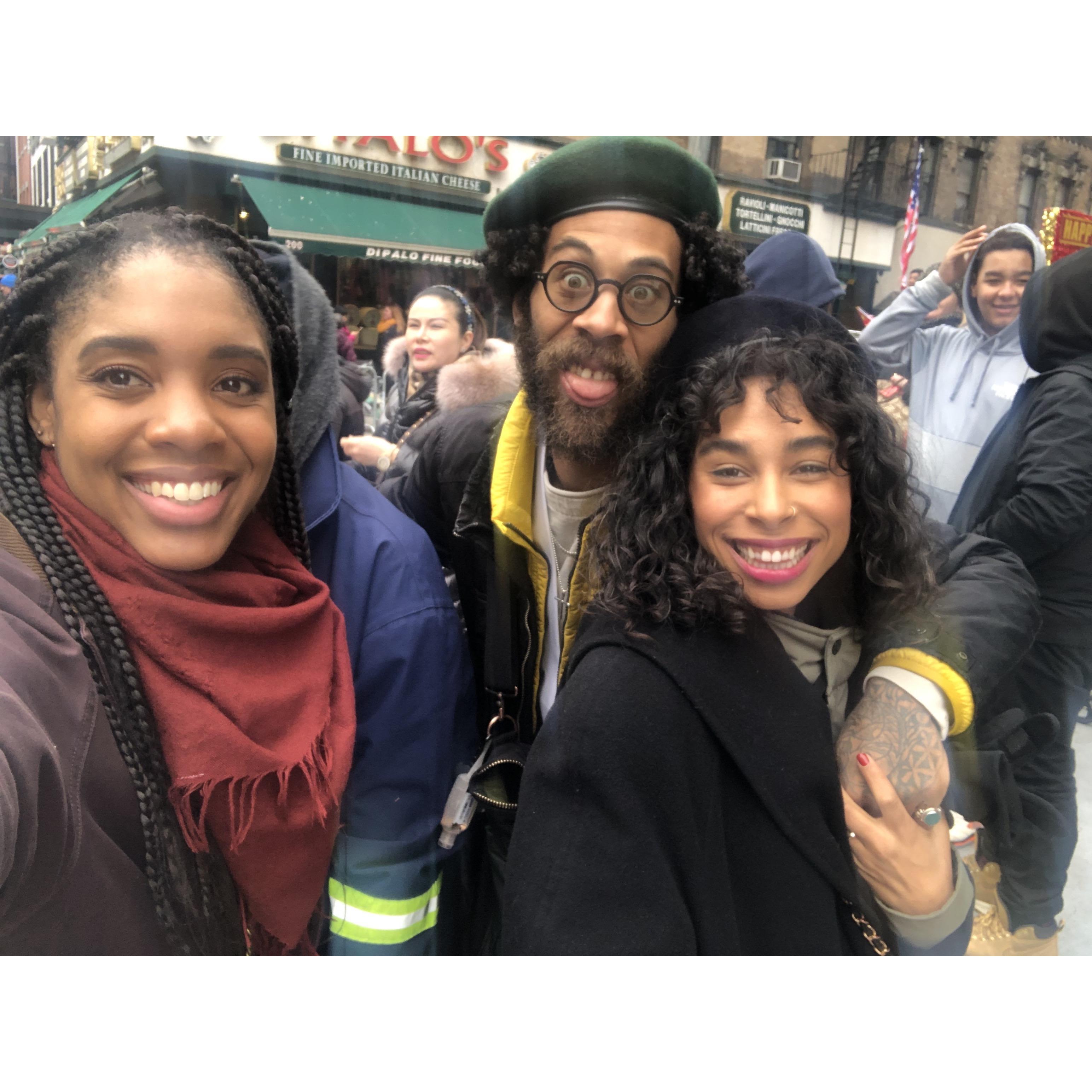 Chinatown with Maia Morgan!
We were blessed to see LA family and friends during our time in NYC.