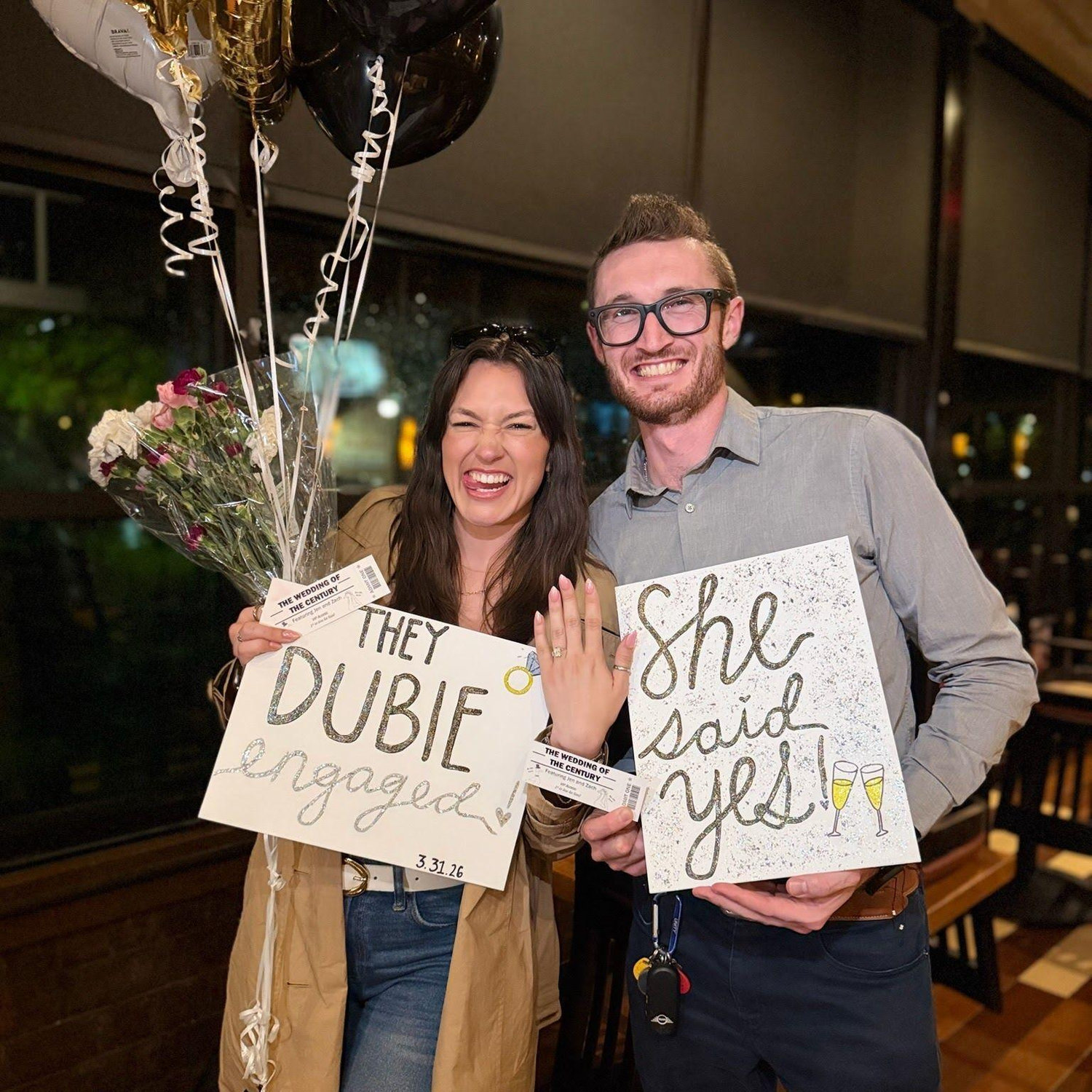 Very punny signs made by our friends