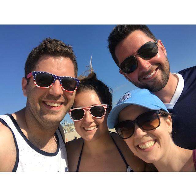 Fourth of July celebrations in Hermosa Beach, CA with our friends, Ryan and Shelbey. (July 2018)