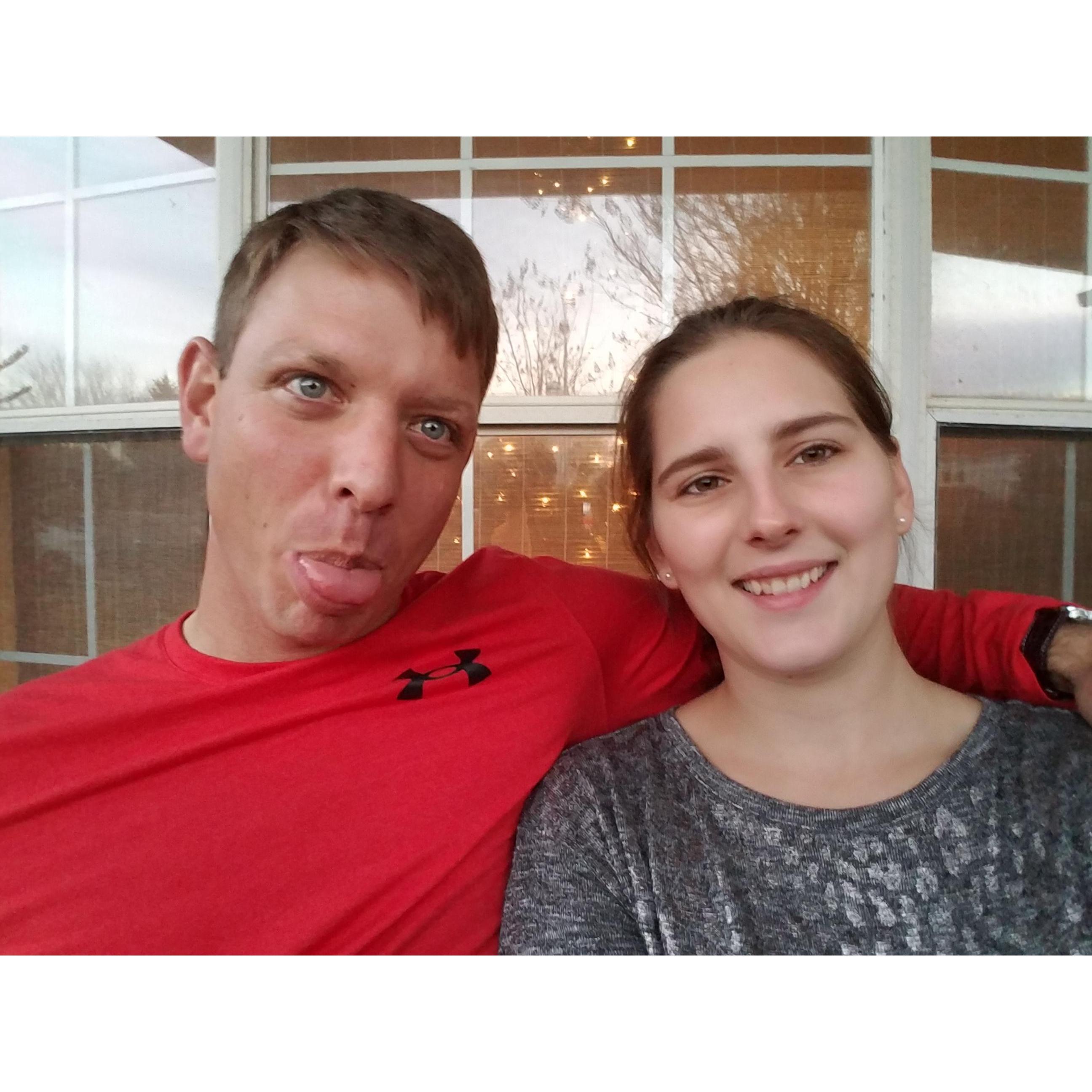 Our first Christmas together (2016)