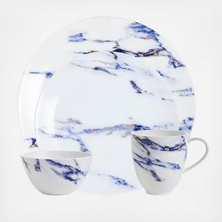 Marble Azure 4-Piece Place Setting, Service for 1