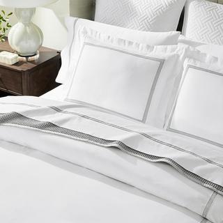 Eyelet 3-Piece Organic Duvet Set