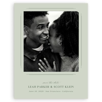 Grassy Sage, Green Wedding Digital Save the Date - Artura Photo