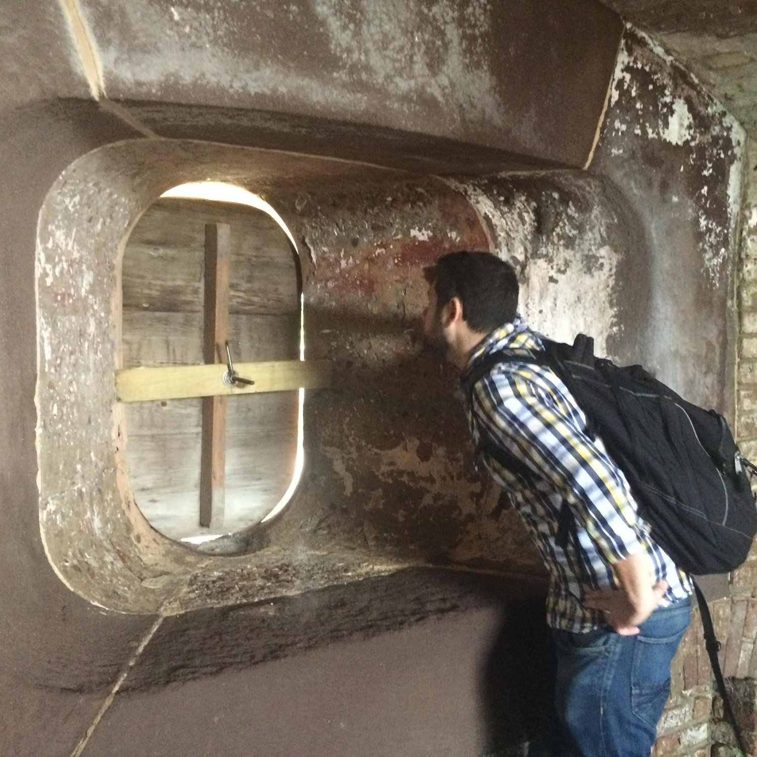 Happy as could be acting out Civil War dreams at Fort Sumter