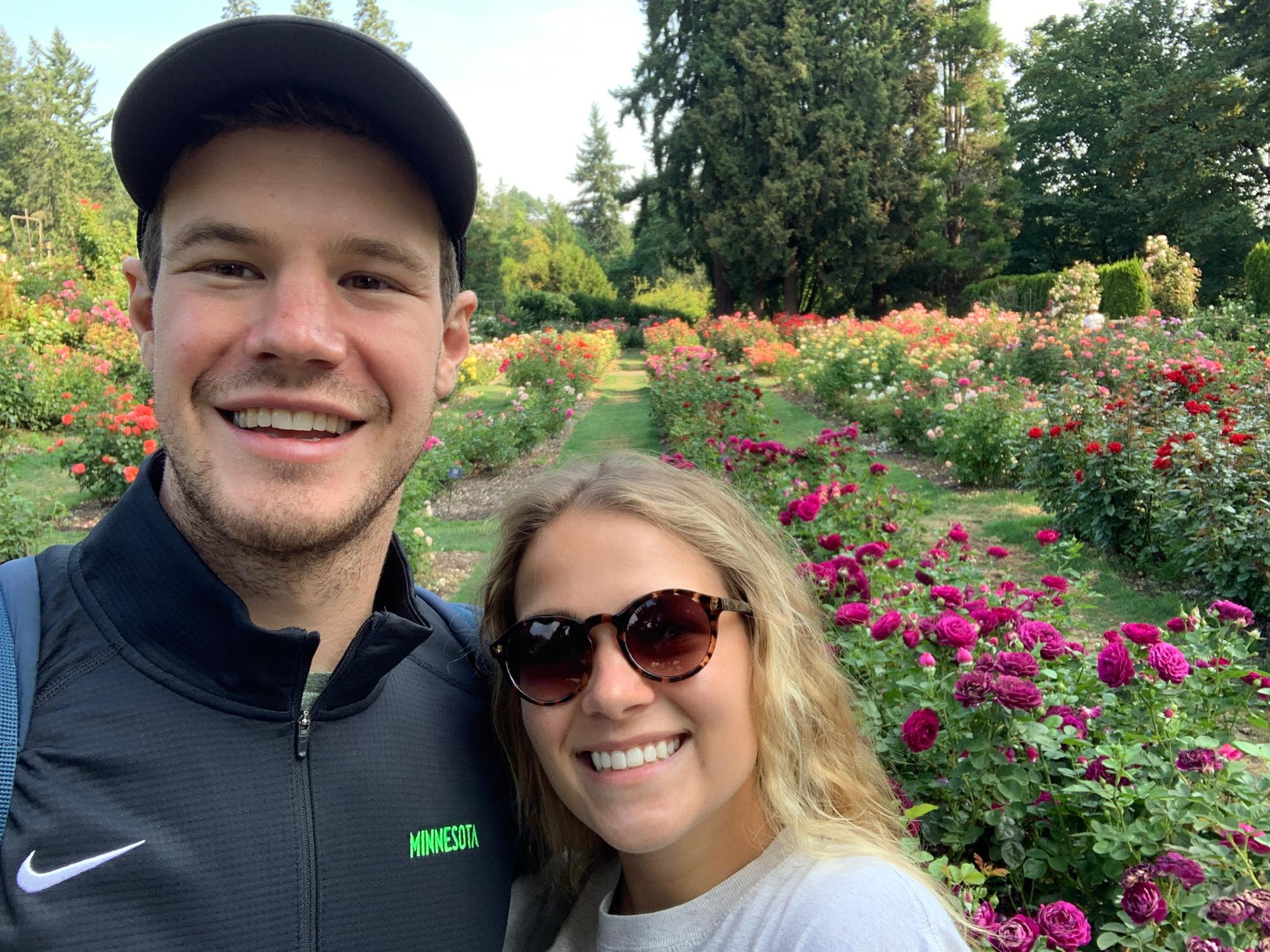 July 2021: Took a lovely trip to Portland. Pictured is the International Rose Test Garden!