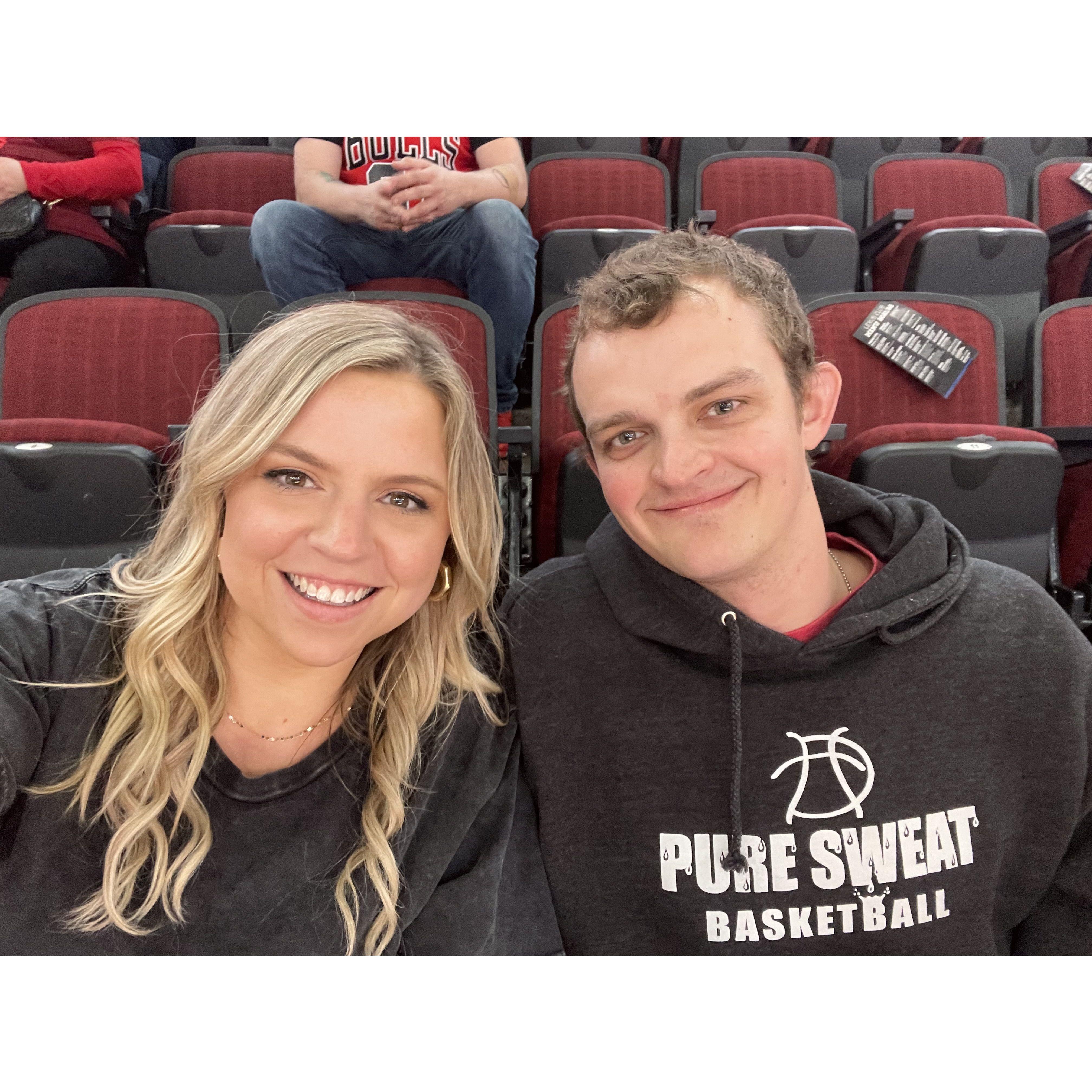 Our first photo together!