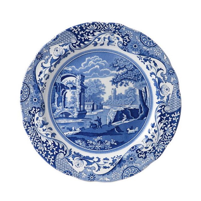 Spode Blue Italian Salad Plate, Set of 4