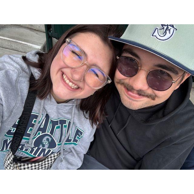 A fun full day of being newly fiancé's filled with a Mariners game, hot dogs, and flights!  06|16|2024