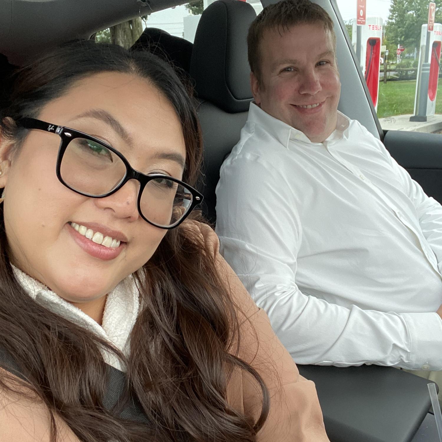 On our way to get pictures for the wedding!