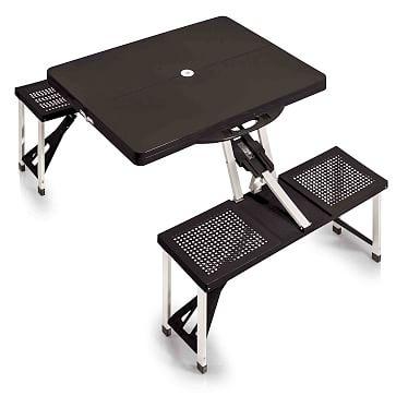 Oniva Foldable Picnic Table, Black