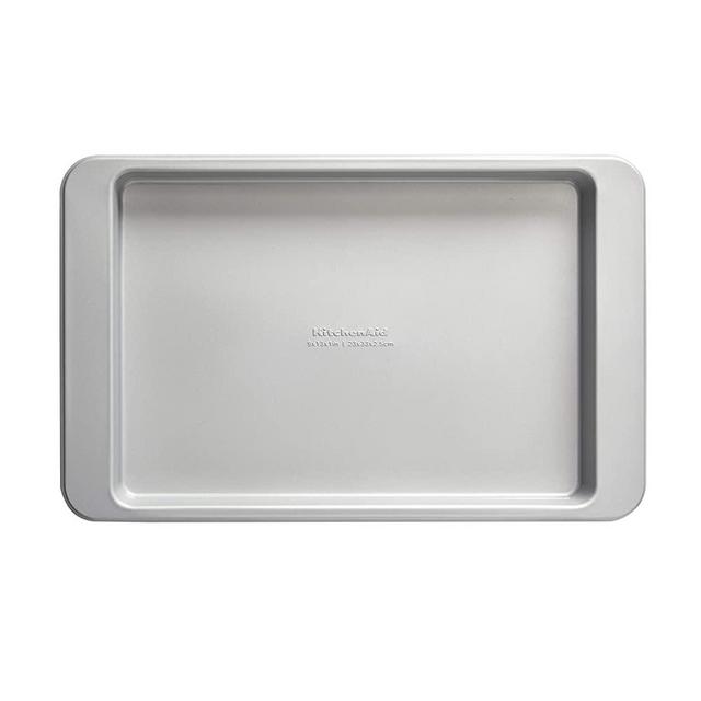 KitchenAid Nonstick Aluminized Steel Baking Sheet, 9x13-Inch, Silver