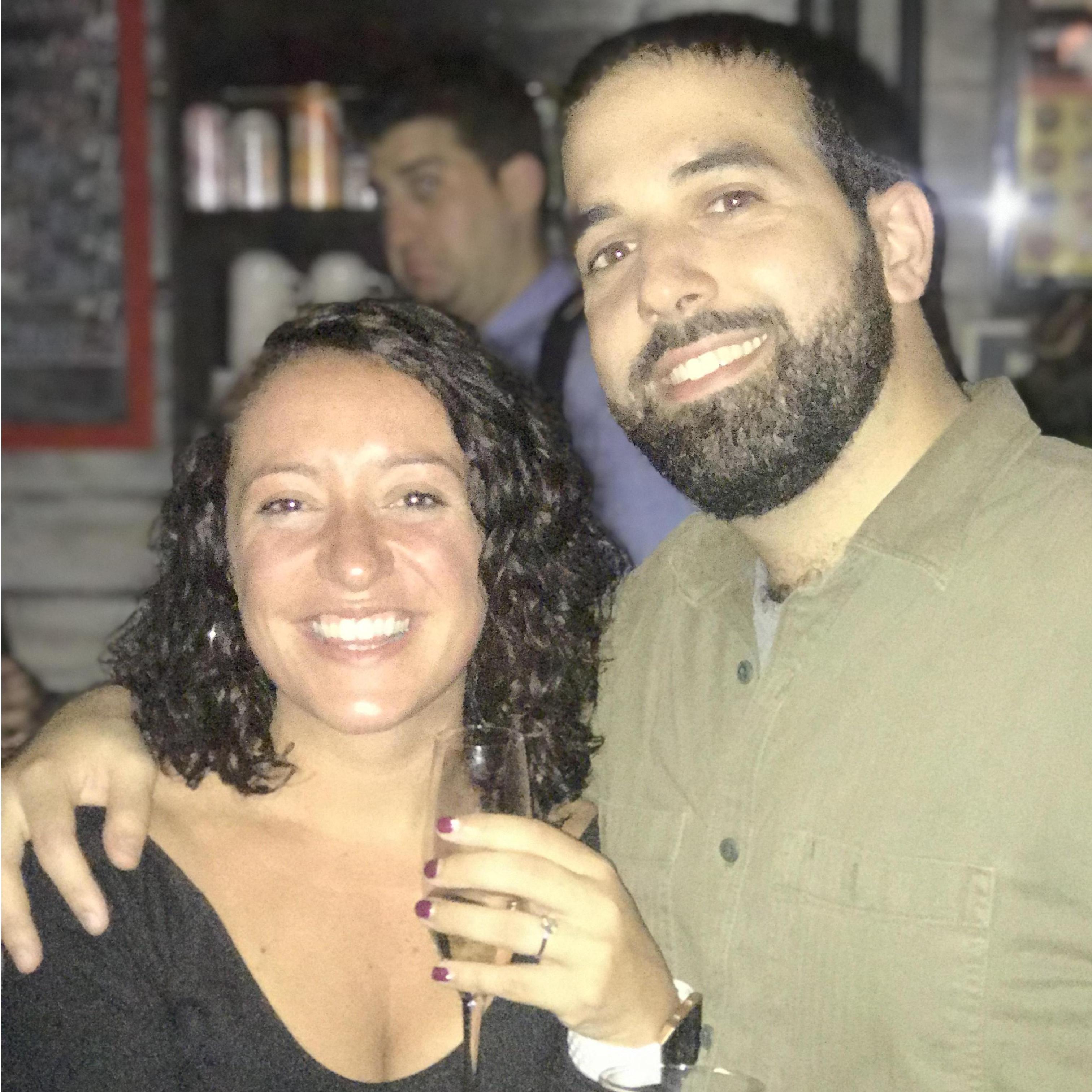 Our engagement night!