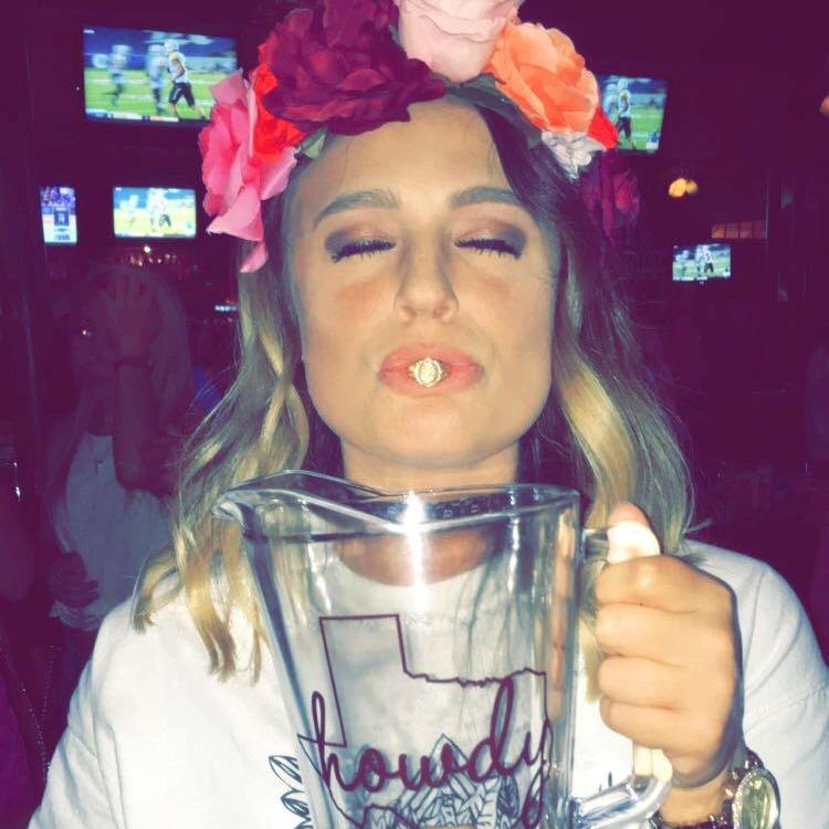 A successful ring dunk Gig Em' Ags!