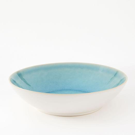 Alta Reactive Glaze Pasta Bowls (Set of 4) - Turquoise