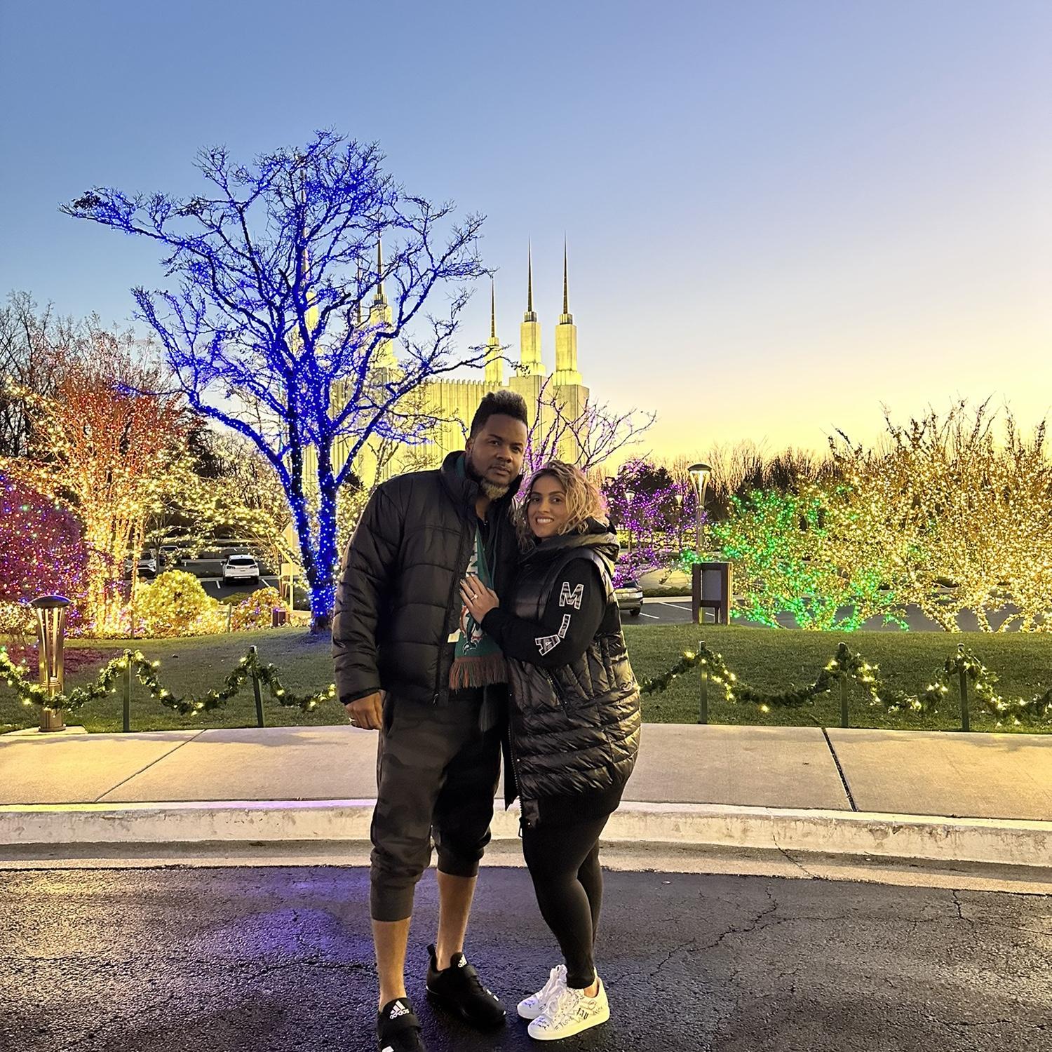Holiday Happiness - Our beautiful moments together during the season of Lights, Laughter, & Holiday Cheer!  #WeSaidWeWood