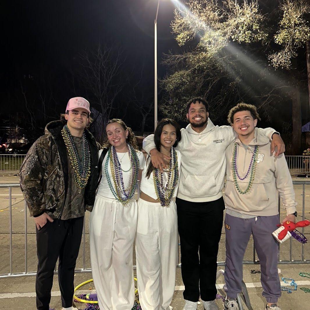 Another Mardi Gras parade with friends!