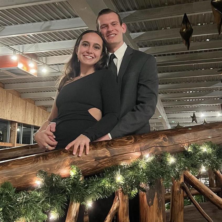 Our first wedding together (December 2022)
