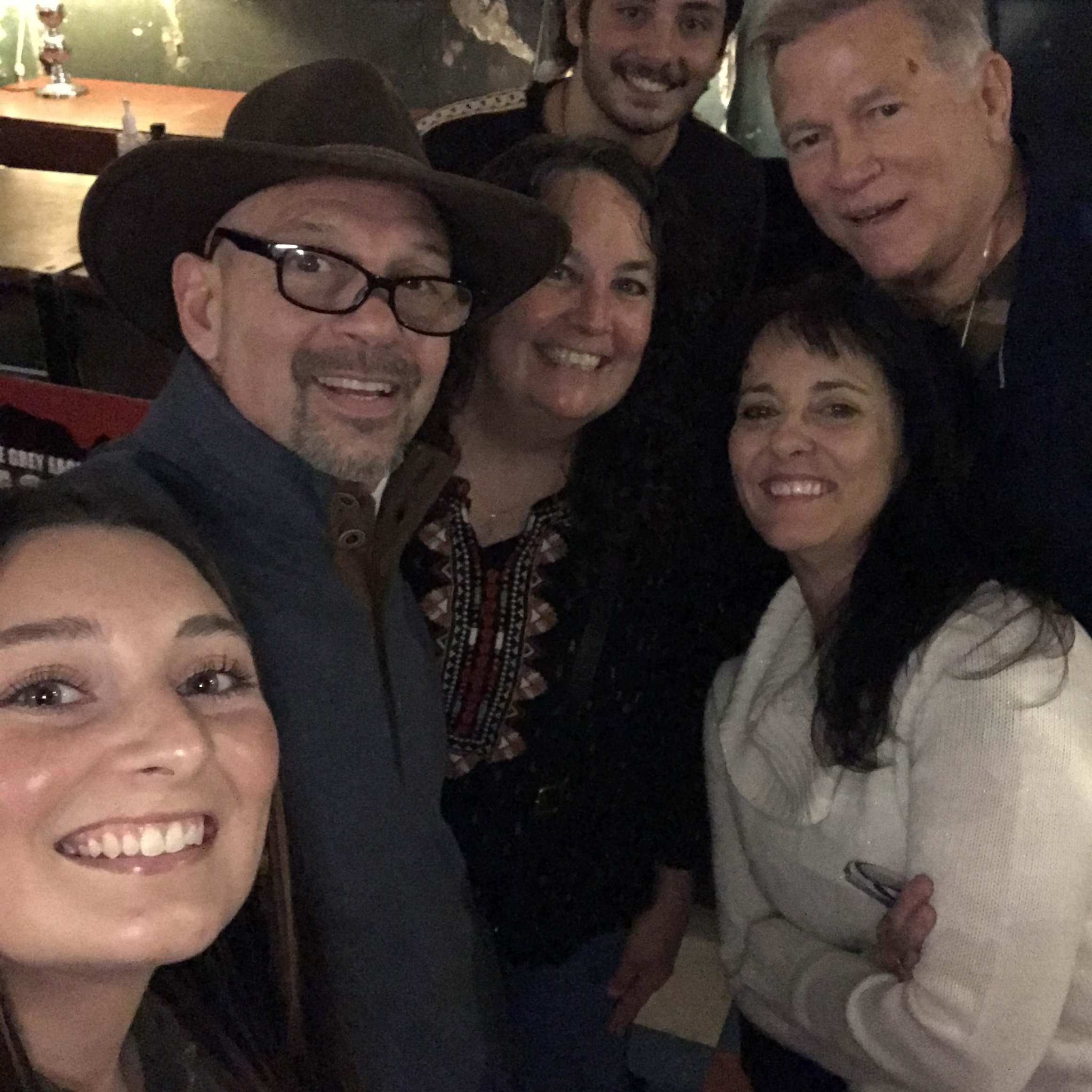 The first time Joe's Parents (Randy & Mary, plus Julia and Rocco) met Kat's Parents (Rick and Lisa) Kat and Joe weren't even there...but they received this selfie.