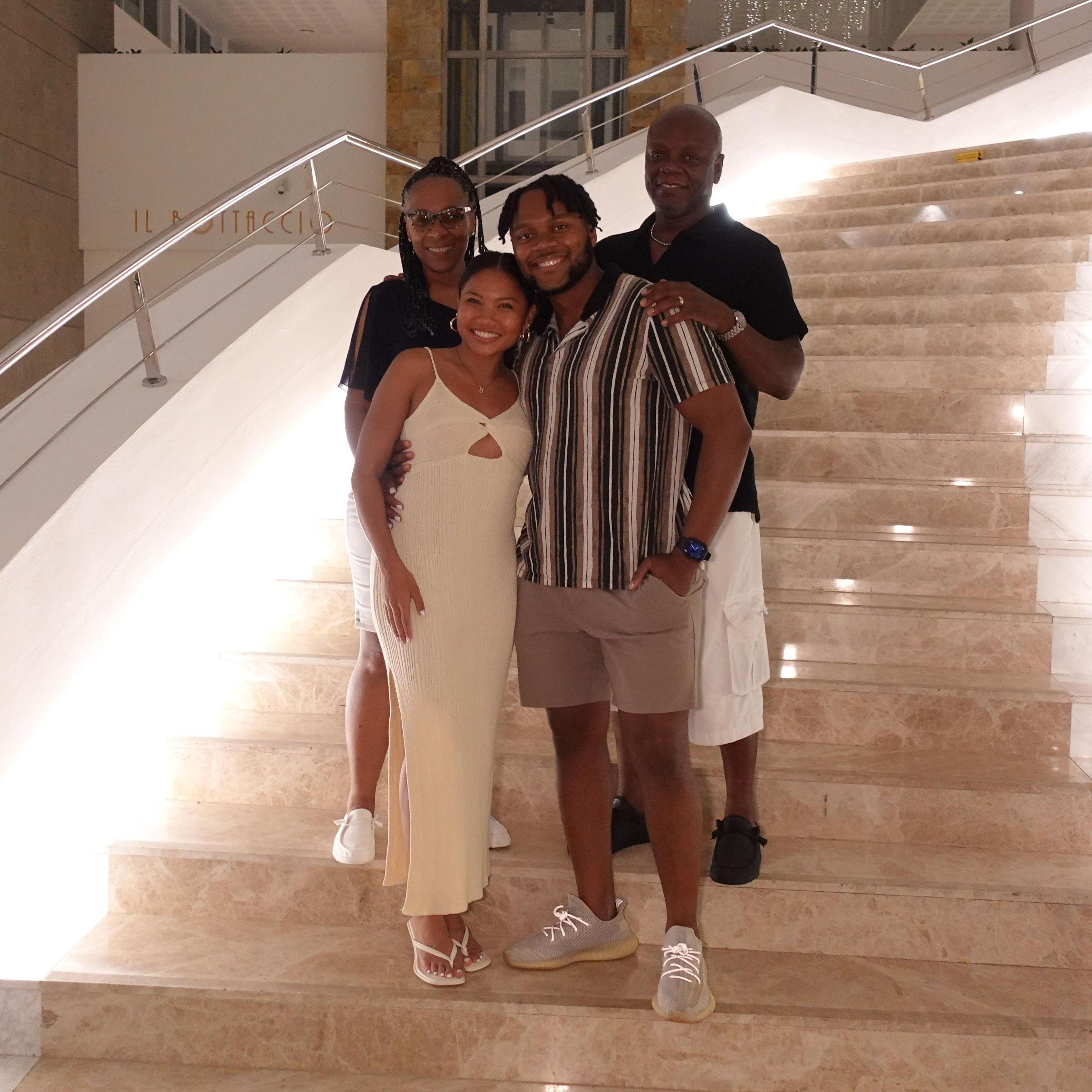 With Jalen's Family