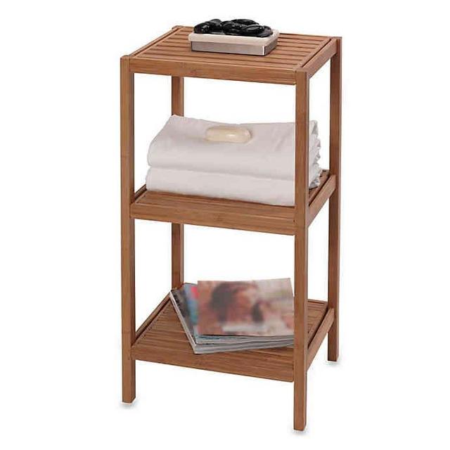 3-Shelf Bamboo Shelf