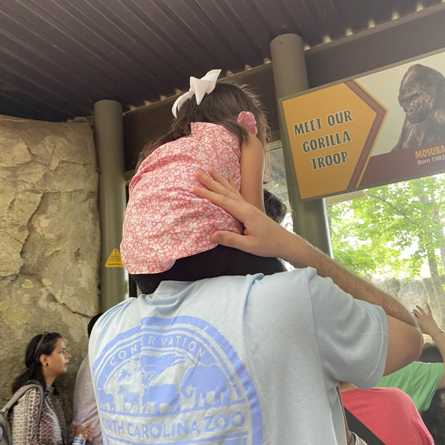 Aylin and Roberts first zoo trip together
