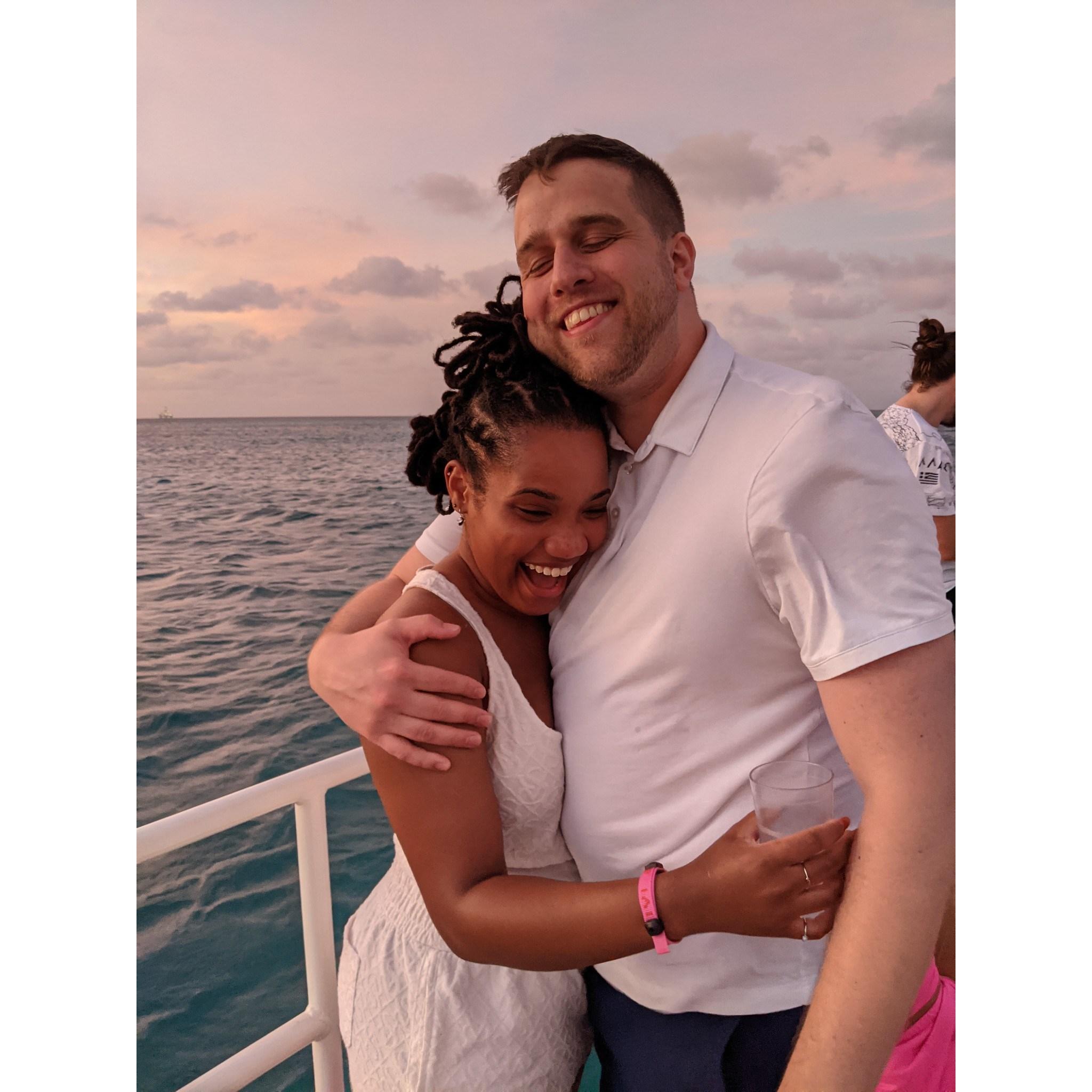 Right after I said "Yes!"