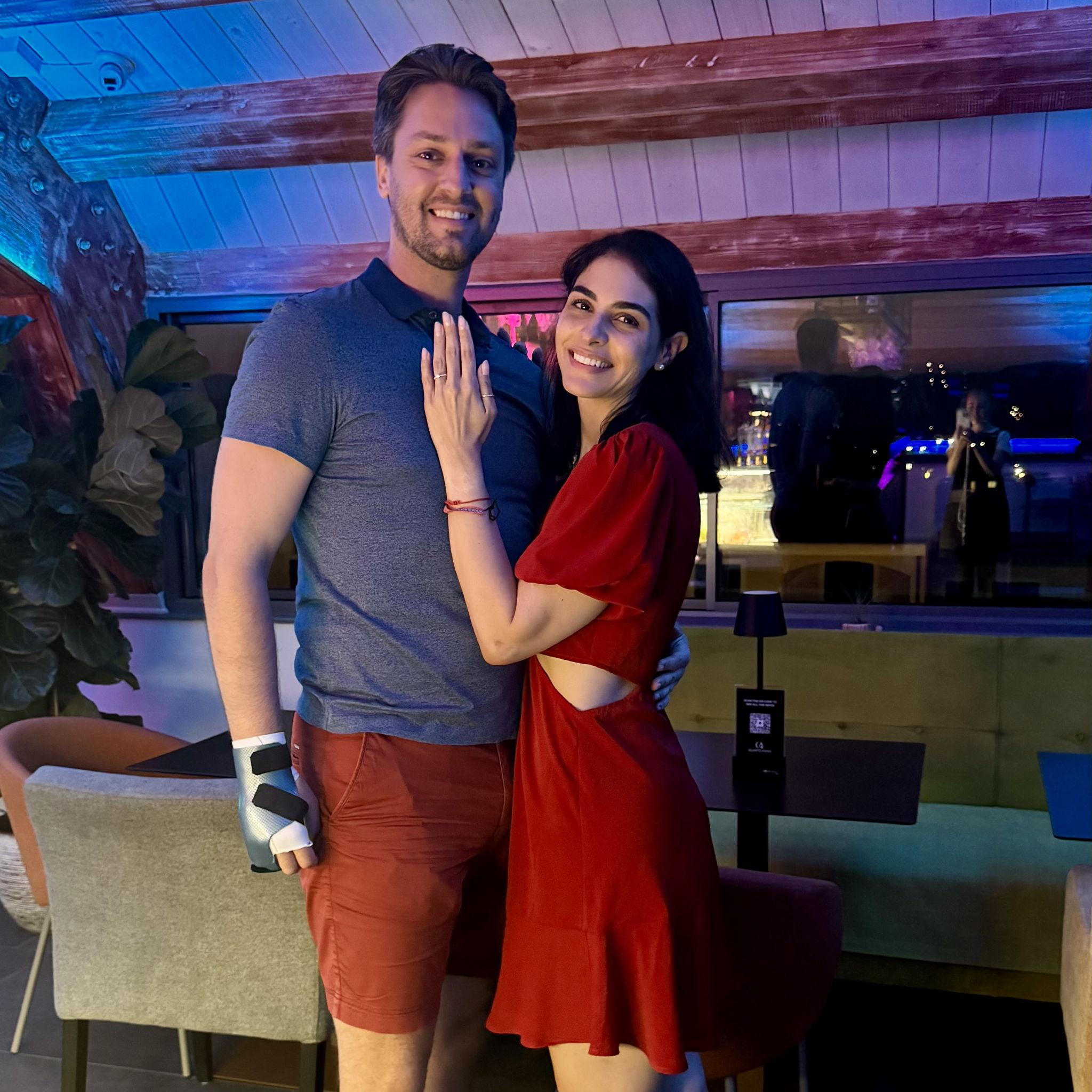 When Philippe popped the question that would lead us to our wedding day! - Sardegna 2025