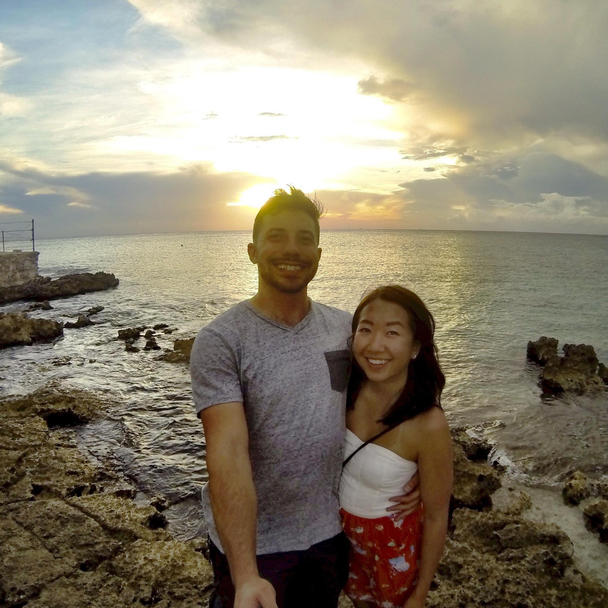 The day we said "I love you" in Cozumel, Mexico