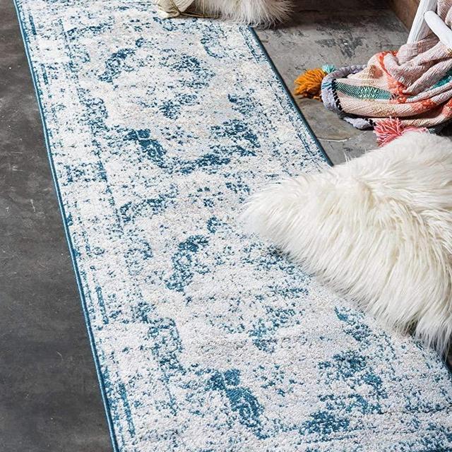Unique Loom Sofia Traditional Area Rug, 2' 0 x 6' 7, Blue