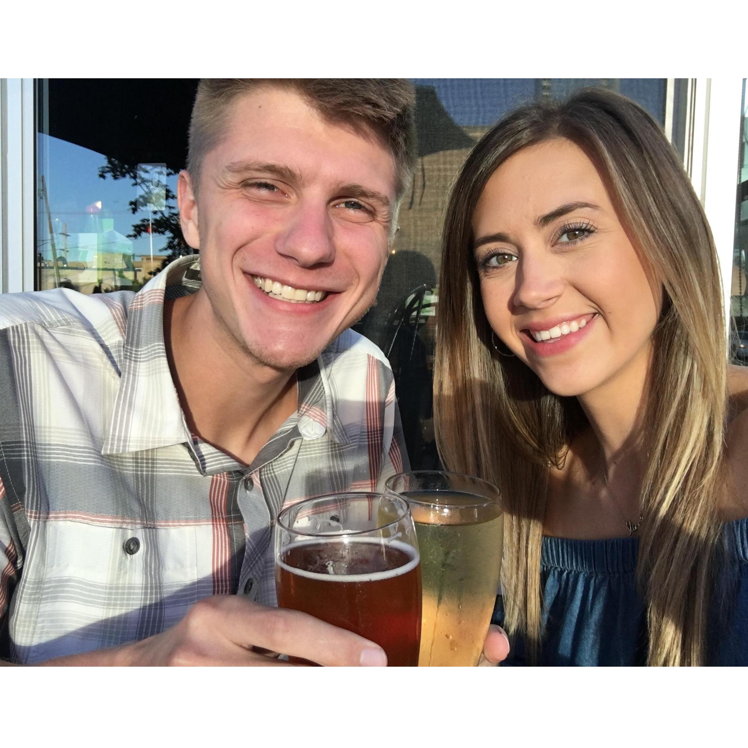 When we officially picked our wedding date!
