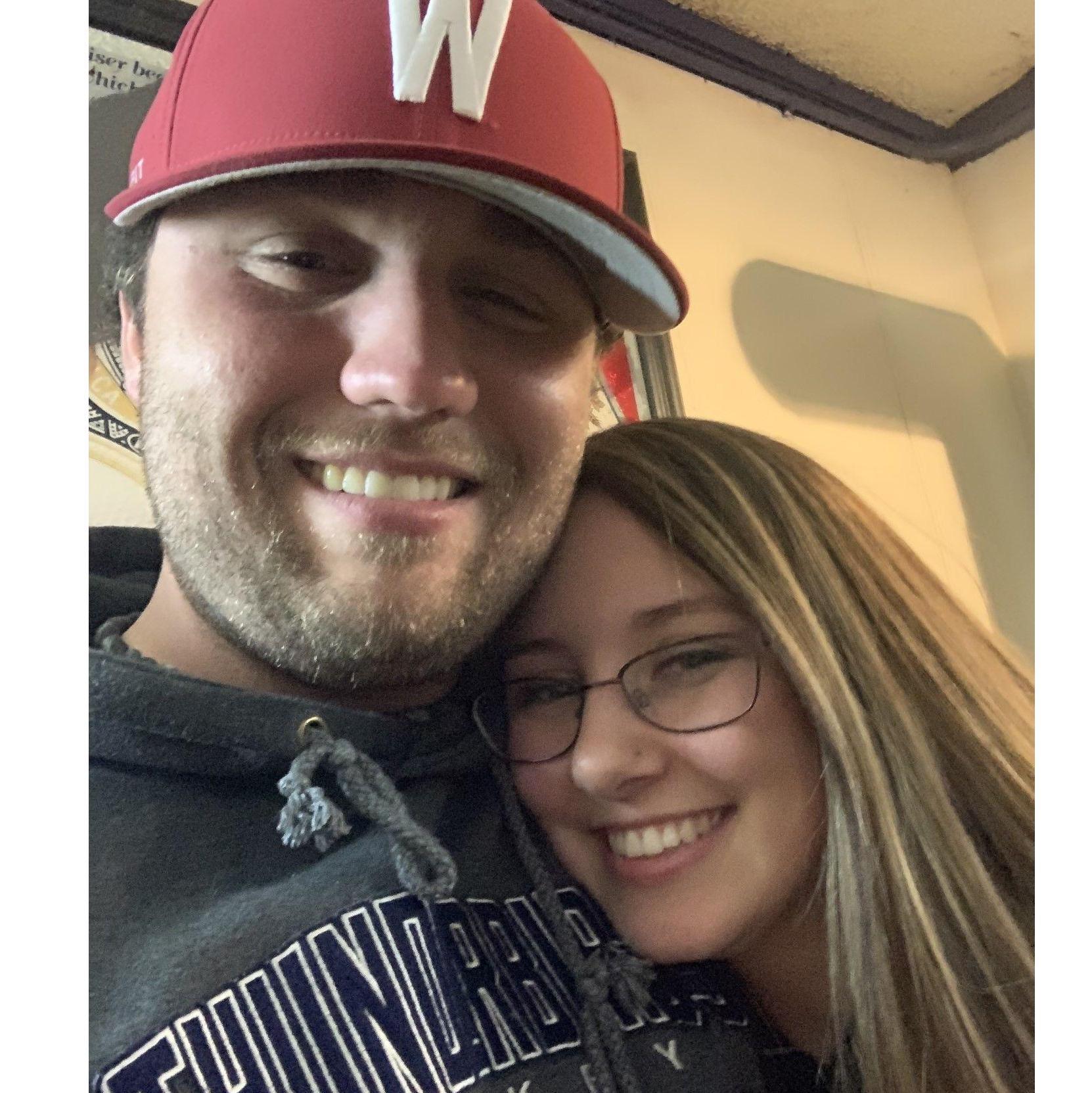 This is our first picture together on our 2nd date. Our first date was at Charlies in Montesano and it was pretty clear then that this was a forever thing!