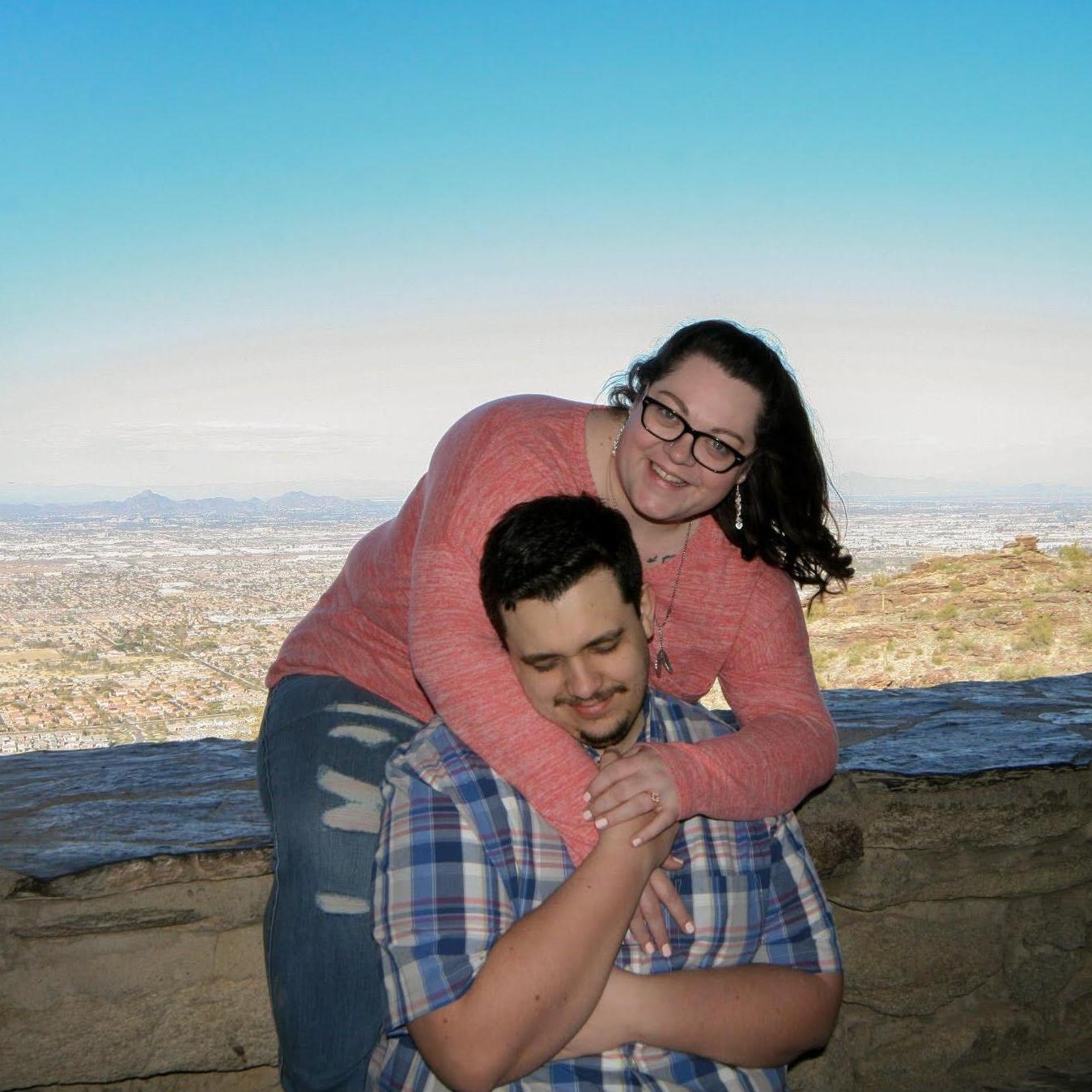 This one is so cute! I love how happy we both look!