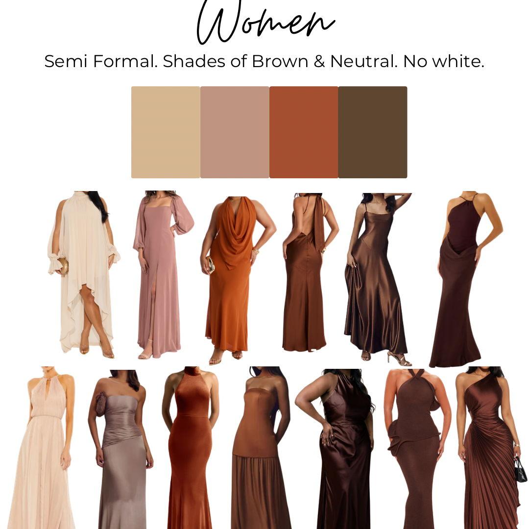 Wedding Semi Formal Attire