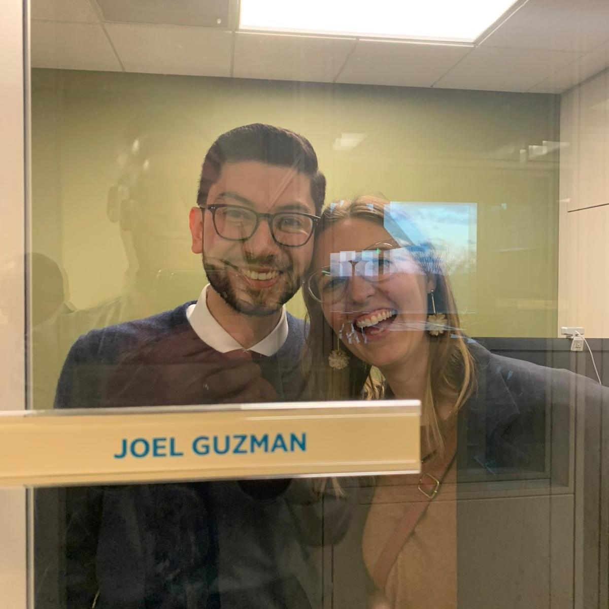 Visiting Joel's office