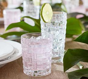 Library Hand-Cut Highball Glass, Set of 6 - Clear