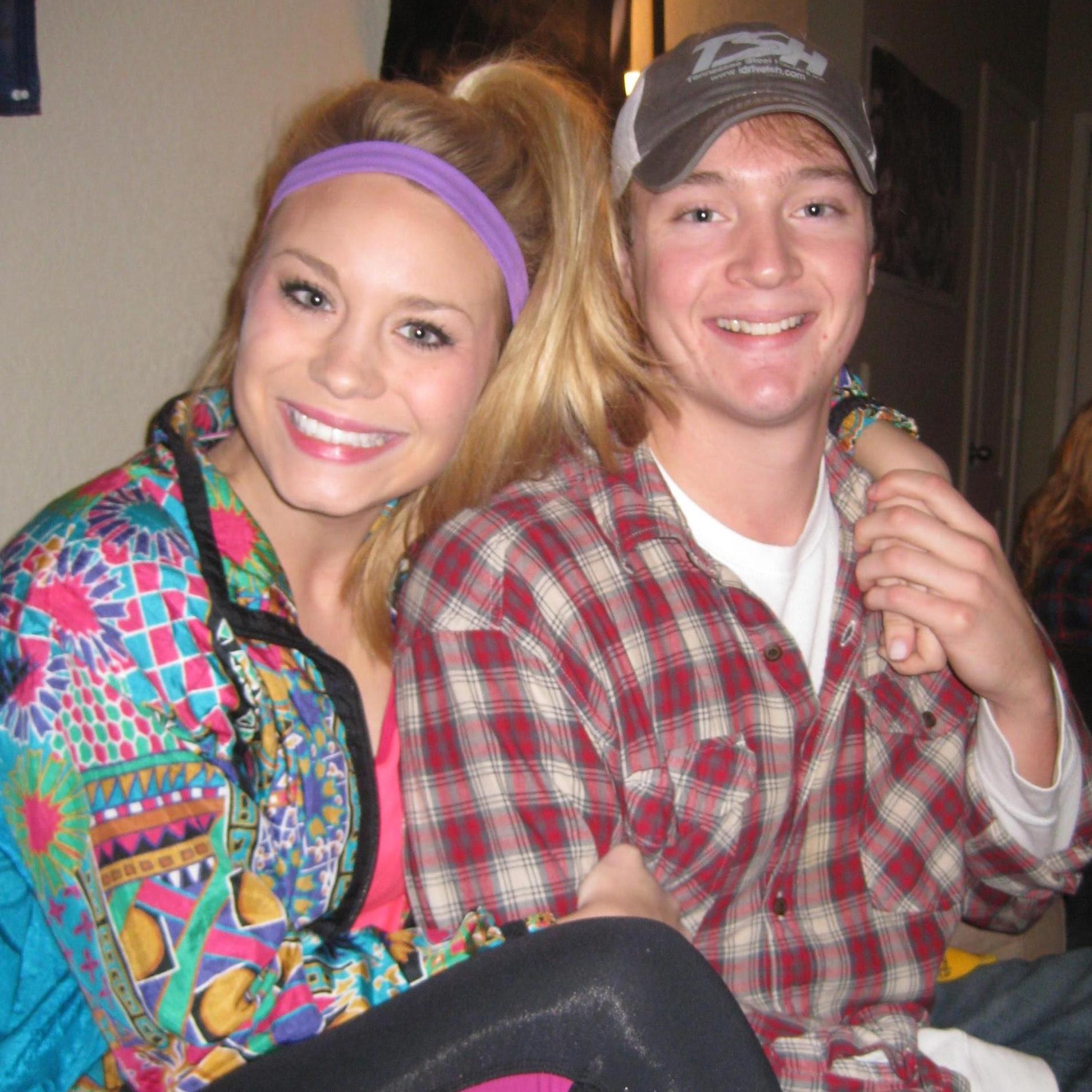 Date party in college when we first started dating