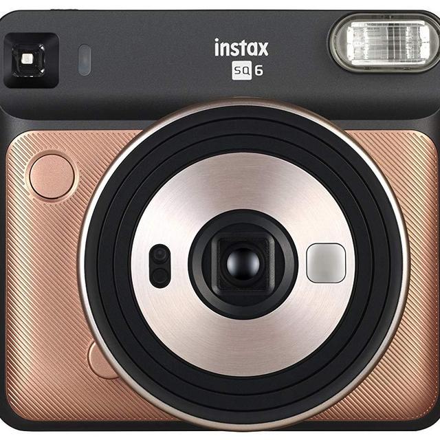 Fujifilm Instax Square SQ6 - Instant Film Camera - Blush Gold